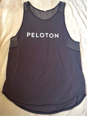 Lululemon x Peloton Mesh Racerback Tank Top Gray Size Large